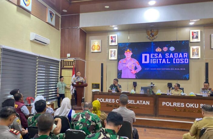 Dorong Literasi Digital Desa, Polres OKU Selatan Deklarasikan Program DSD